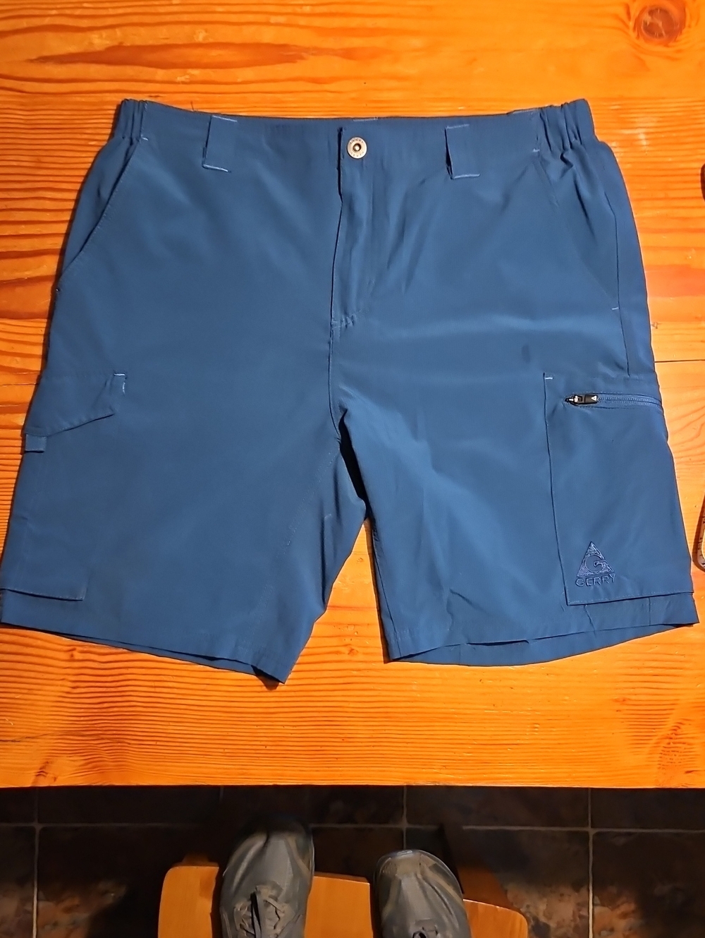 Gerry Weber Men's Teal Blue Cargo Shorts